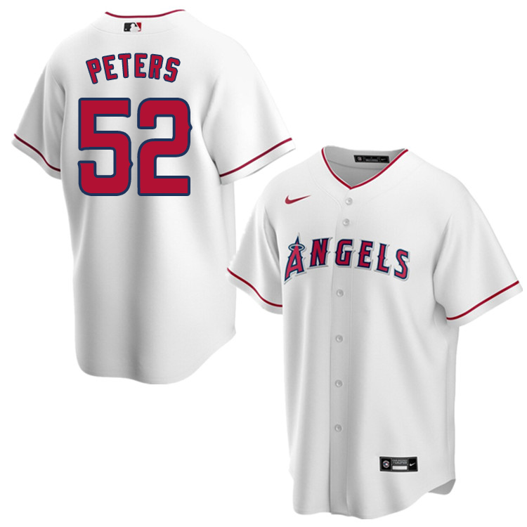 Nike Men #52 Dillon Peters Los Angeles Angels Baseball Jerseys Sale-White